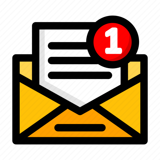 Email, letter, new, notification, message icon - Download on Iconfinder