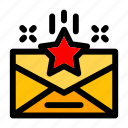 email, envelope, favorite, star