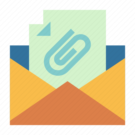 Attachment, communication, email, files, mail, message icon - Download on Iconfinder