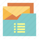 communication, email, label, mail, message