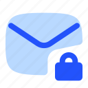 email, mail, lock, envelope, inbox, letter, secure