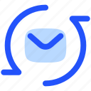 email, mail, refresh, sync, inbox, envelope, letter