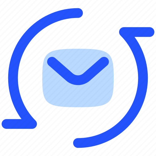 Email, mail, refresh, sync, inbox, envelope, letter icon - Download on Iconfinder