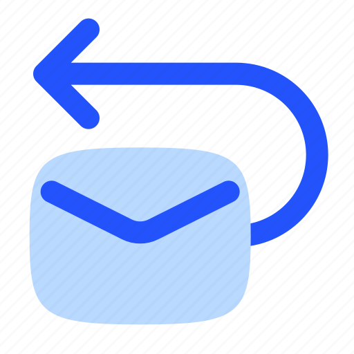 Email, mail, return, letter, envelope, back, arrow icon - Download on Iconfinder