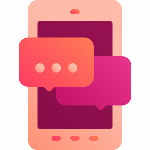 Bubble, chat, communication, conversation, message, smartphone, talk icon - Download on Iconfinder