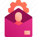 avatar, customer, email, envelope, service, user