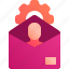 avatar, customer, email, envelope, service, user 