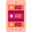 ad, advertising, mobile, smartphone 