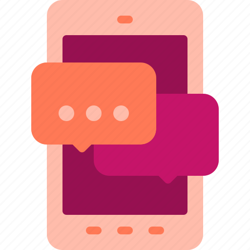 Bubble, chat, smartphone, talk icon - Download on Iconfinder