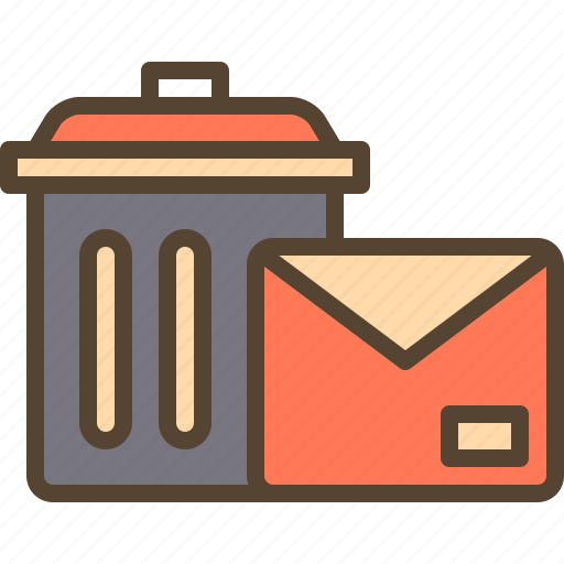 Bin, delete, email, inbox, spam, trash icon - Download on Iconfinder