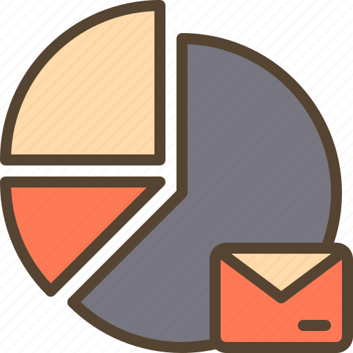 Analytics, email, infographic, pie chart icon - Download on Iconfinder