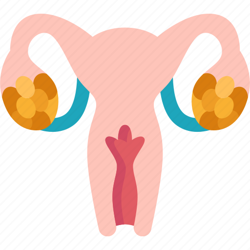 Ovary, ovulation, female, reproductive, organ icon - Download on Iconfinder