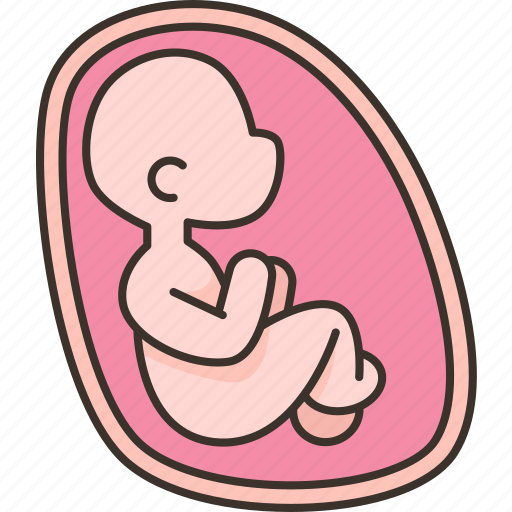 Fetus, womb, baby, embryo, childbirth icon - Download on Iconfinder