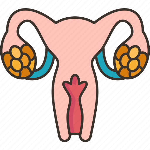 Ovary, ovulation, female, reproductive, organ icon - Download on Iconfinder