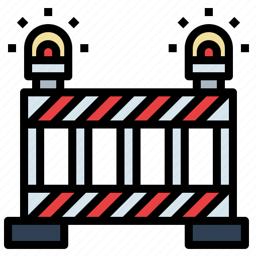 Barricade, construction, emergency, security icon - Download on Iconfinder