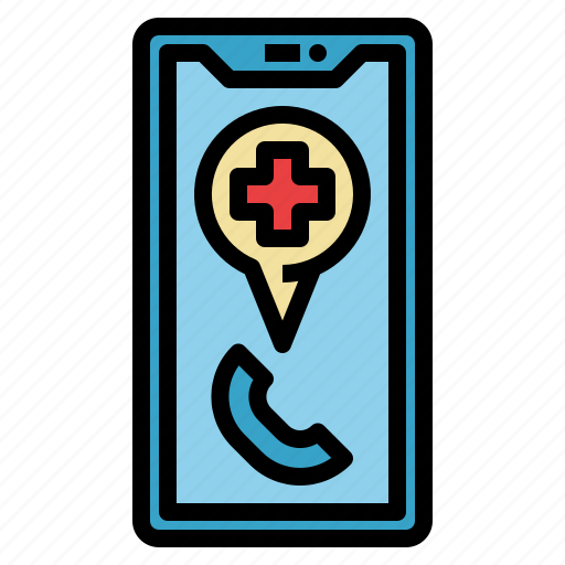 Call, center, emergency, healthcare, medical, phone icon - Download on Iconfinder