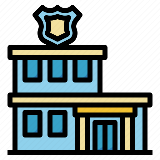 Building, emergency, office, police, prison, station icon - Download on Iconfinder