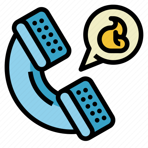 Call, center, flame, phone, security icon - Download on Iconfinder
