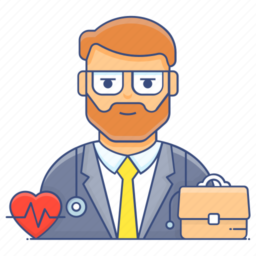Doctor, medical practitioner, heart specialist, cardiologist, physician icon - Download on Iconfinder