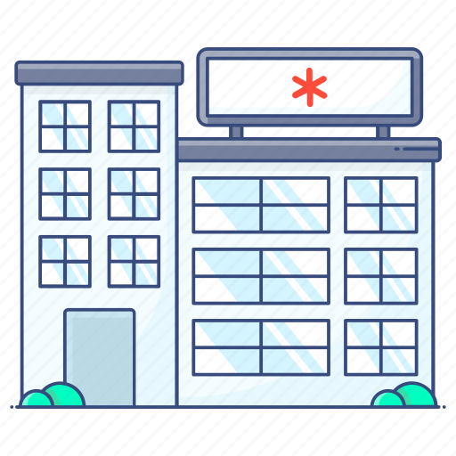 Hospital, clinic, dispensary, infirmary, sanatorium icon - Download on Iconfinder