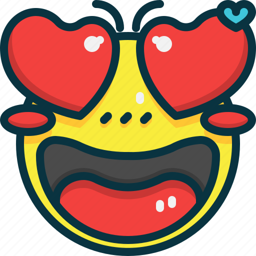 Inlove, smile, love, romance, emoji, heart icon - Download on Iconfinder