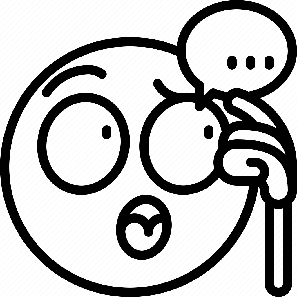 thinking speech bubble emoji