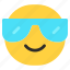 emoji, emoticon, smileys, emoticons, feelings, mood, chill, cool, sunglasses 