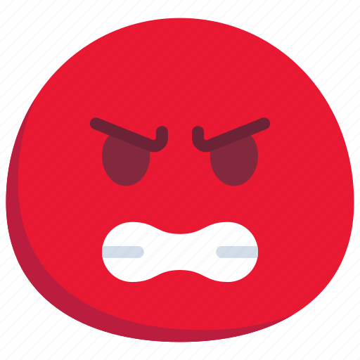 Angry, emoticon, smiley, anger, hate icon - Download on Iconfinder