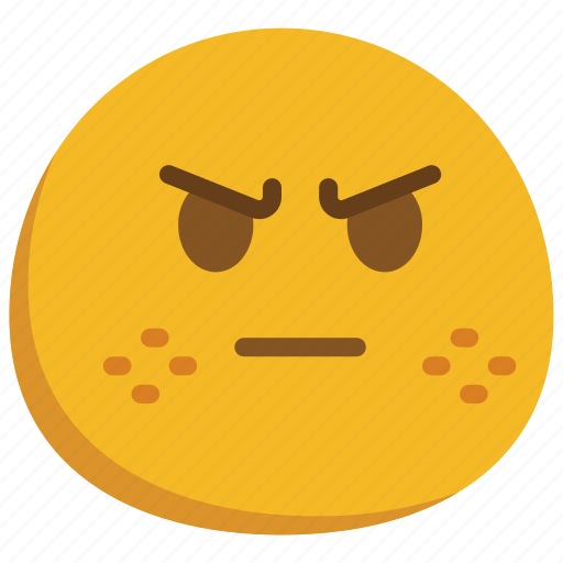 Annoyed, and, embarrassed, emoticon, smiley icon - Download on Iconfinder