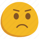 annoyed, emoticon, smiley, anger, angry