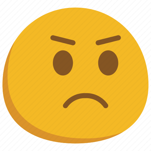 Annoyed, emoticon, smiley, anger, angry icon - Download on Iconfinder
