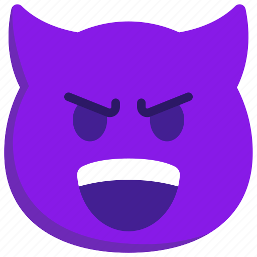 Devil, emoticon, smiley, evil, satan icon - Download on Iconfinder