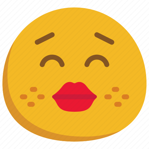 Kissing, emoticon, smiley, kiss, smooch icon - Download on Iconfinder