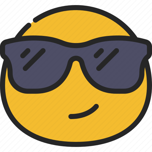 Cool, emoticon, smiley, sun, glasses icon - Download on Iconfinder