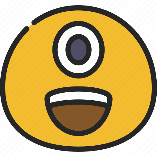 Cyclops, emoticon, smiley, magic, monster icon - Download on Iconfinder
