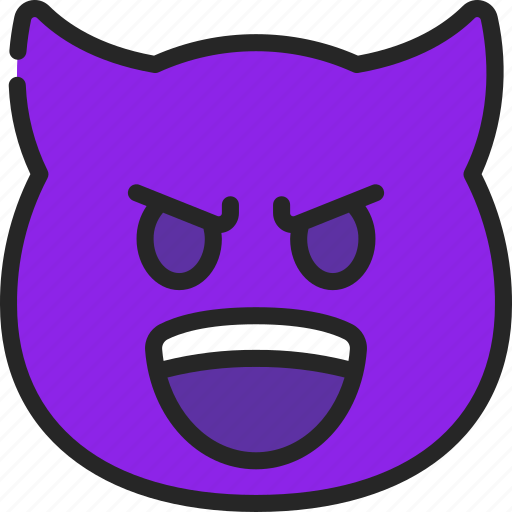 Devil, emoticon, smiley, evil, satan icon - Download on Iconfinder