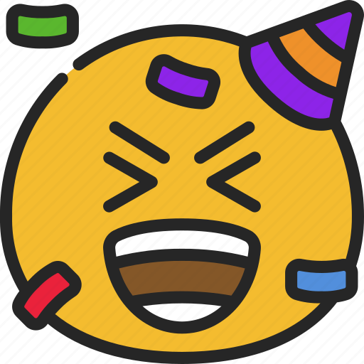 Party, emoticon, smiley, hat, celebrate icon - Download on Iconfinder