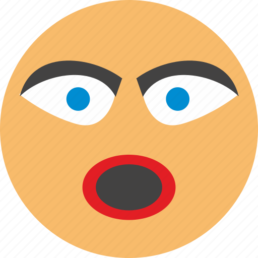 Avatar, emoji, lady, lips, look, smiley, wow icon - Download on Iconfinder