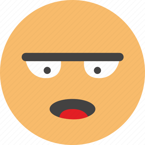 Careful, emoji, face, look, mind, think icon - Download on Iconfinder