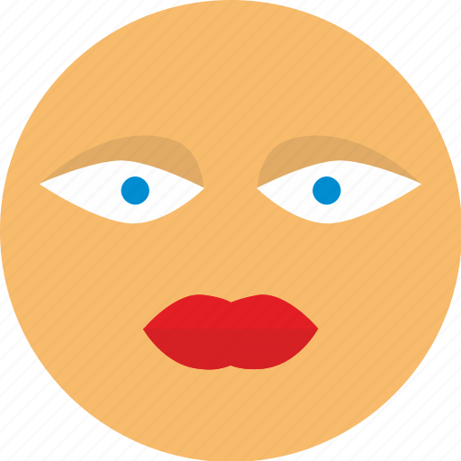 Emoji, face, lady, lips, sexy, woman icon - Download on Iconfinder
