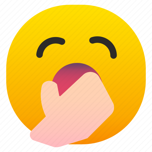 Emoji, emoticon, smileys, feelings, mood, ideogram, yawn icon - Download on Iconfinder