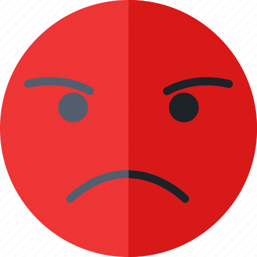 Emoticon, face, expression, feelings, emoji, feel, angry icon - Download on Iconfinder