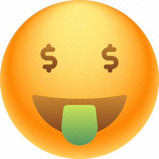 Emoticon, face, expression, feelings, emoji, feel, greedy icon - Download on Iconfinder