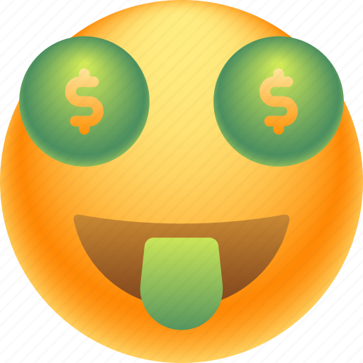 Emoticon, face, expression, feelings, emoji, feel, greedy icon - Download on Iconfinder