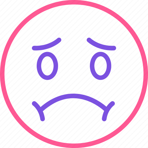 Emoticon, face, expression, feelings, emoji, feel, sad icon - Download on Iconfinder