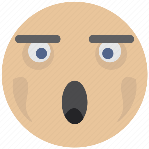 Emoji, smiley, surprised, wow, avatar, emotion icon - Download on Iconfinder