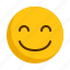 emoji, emoticon, expression, happy, smiley 
