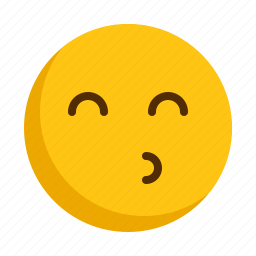 Emoji, emoticon, emotion, happy, kiss icon - Download on Iconfinder
