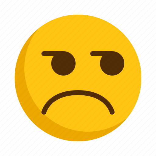 Angry, avatar, emoticon, emoticons, emotion, mad, sad icon - Download on Iconfinder