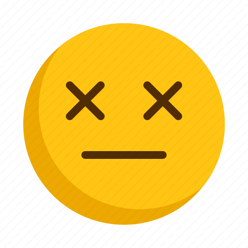 Dead, die, emoji, emoticon, face, sad icon - Download on Iconfinder